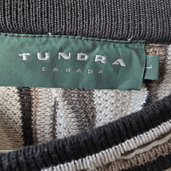 Vintage Tundra Canada Coogi 3D Knit Sweater Mens Large - Picture 6 of 13